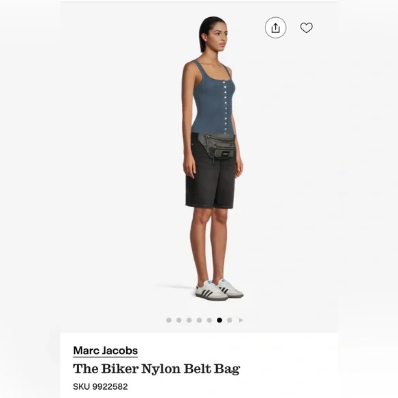 Marc Jacobs Biker Nylon Belt Bag - Picture 3 of 9